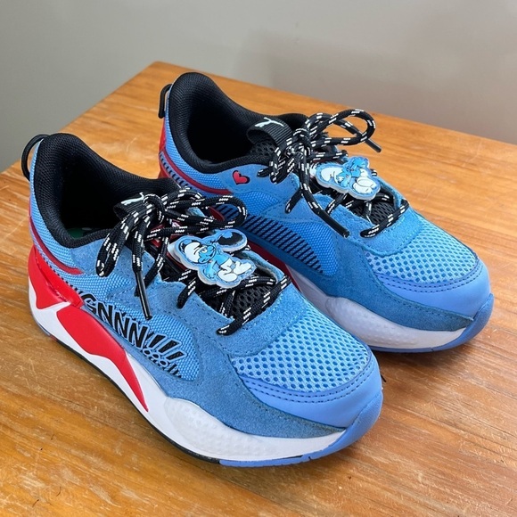 Puma x The Smurfs RS-X Kids Sneaker - Picture 2 of 15